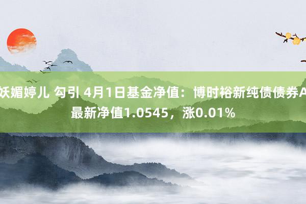 妖媚婷儿 勾引 4月1日基金净值：博时裕新纯债债券A最新净值1.0545，涨0.01%